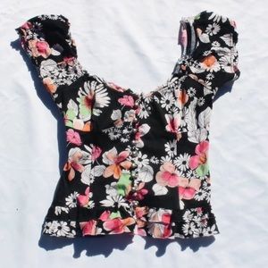 Vintage floral top